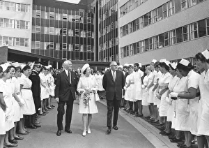 The Queen during a visit to Coventry which took in a tour of Walsgrave Hospital The Queen during a visit to Coventry which took in a tour of Walsgrave Hospital