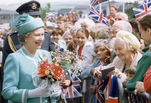 The Queen visits Manchester. 17th July 1992 The Queen visits Manchester. 17th July 1992