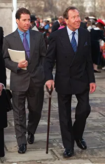 THE QUEENS ANNIVERSARY CELEBRATIONS - LORD LINLEY AND LORD SNOWDON AT GREENWICH FOR A THE QUEENS ANNIVERSARY CELEBRATIONS - LORD LINLEY AND LORD SNOWDON AT GREENWICH FOR A