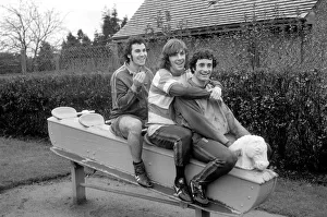 Queens Park Rangers Stars Gerry Francis Stan Bowles and Frank Maclintock Queens Park Rangers Stars Gerry Francis Stan Bowles and Frank Maclintock