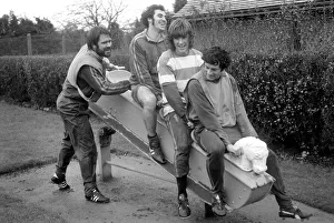 Queens Park Rangers Stars Gerry Francis Stan Bowles and Frank Maclintock Queens Park Rangers Stars Gerry Francis Stan Bowles and Frank Maclintock