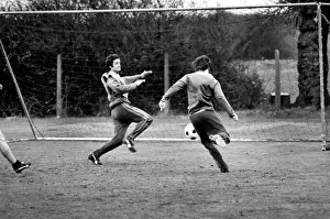 Queens Park Rangers StarsStan Bowles and Frank Maclintock seen here during training Queens Park Rangers StarsStan Bowles and Frank Maclintock seen here during training