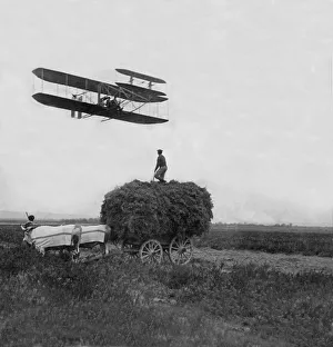 To the quiet French peasants pursuing their work in the field Mr Wilbur Wright appeared To the quiet French peasants pursuing their work in the field Mr Wilbur Wright appeared
