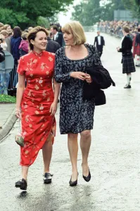 Rachael Stirling and Diana Rigg attend the premiere of Braveheart in Stirling, Scotland Rachael Stirling and Diana Rigg attend the premiere of Braveheart in Stirling, Scotland