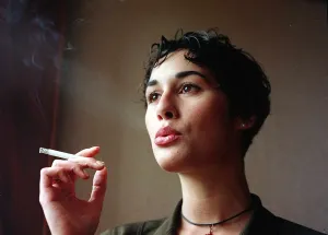 Rachel Brown actress Cadburys Flake TV advert girl - smoking Rachel Brown actress Cadburys Flake TV advert girl - smoking