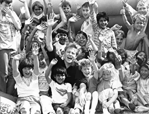 Radio One DJ Simon Mayo made a guest appearance at a summer playscheme at Holbrooks Radio One DJ Simon Mayo made a guest appearance at a summer playscheme at Holbrooks