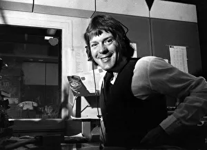 Radio Merseyside DJ Billy Butler. 31st March 1977 Radio Merseyside DJ Billy Butler. 31st March 1977