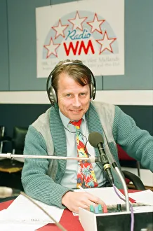 Radio WM presenter Tony Wadsworth. 31st May 1994 Radio WM presenter Tony Wadsworth. 31st May 1994