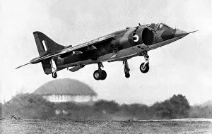 Images Dated 28th August 1970: A RAF Hawker Siddeley Harrier 'Harrier Jump Jet'