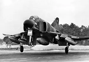 A RAF McDonnell Douglas F-4 Phantom II. Circa: 01/08/1977 A RAF McDonnell Douglas F-4 Phantom II. Circa: 01/08/1977