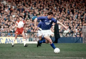 Rangers footballer Kevin Drinkell in action. April 1989 Rangers footballer Kevin Drinkell in action. April 1989