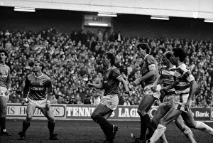 Rangers versus Hamilton Accies January 1987 Dave McPherson, Robert Fleck Rangers versus Hamilton Accies January 1987 Dave McPherson, Robert Fleck