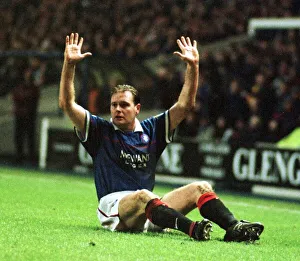 Rangers versus Motherwell 17th January 1998 Scottish football premier league Ibrox Rangers versus Motherwell 17th January 1998 Scottish football premier league Ibrox