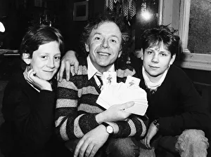 Ray Brooks April 1987 Actor at his home in Kew with his two sons Will Ray Brooks April 1987 Actor at his home in Kew with his two sons Will