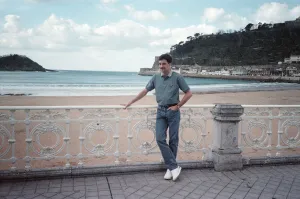 Real Sociedad footballer John Aldridge in San Sebastian, Spain. 5th March 1990 Real Sociedad footballer John Aldridge in San Sebastian, Spain. 5th March 1990