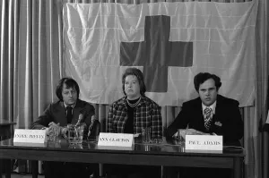 Red Cross Appeal April 1975 Andre Previn launches the British Red Cross Appeal for Red Cross Appeal April 1975 Andre Previn launches the British Red Cross Appeal for