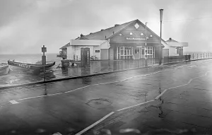 Redcar Pier, 100 years old, Circa 1973. Poor Quality Negative Redcar Pier, 100 years old, Circa 1973. Poor Quality Negative
