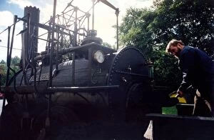 Images Dated 27th September 1995: A replica of George Stephensons Locomotion No. 1 at Darlington train museum on 27th