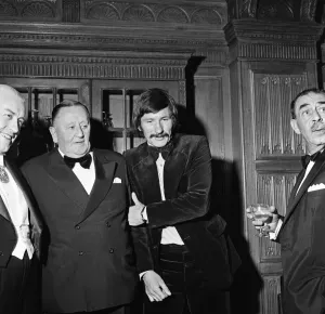 Representatives of the four Lancashire Football League champions are entertained at a Representatives of the four Lancashire Football League champions are entertained at a