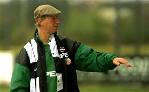 Republic of Ireland manager Jack Charlton wearing trademark flat cap November Republic of Ireland manager Jack Charlton wearing trademark flat cap November