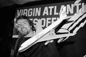 Richard Branson, boss of the Virgin Records empire, announces his latest venture - Virgin Richard Branson, boss of the Virgin Records empire, announces his latest venture - Virgin