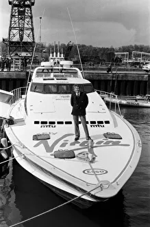 Richard Branson launches the Virgin Atlantic Challenger II. Lowestoft, Suffolk Richard Branson launches the Virgin Atlantic Challenger II. Lowestoft, Suffolk