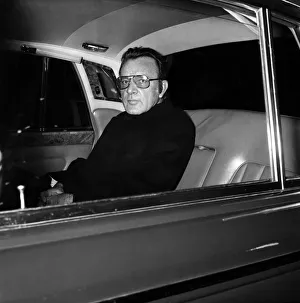 Richard Burton at Dorchester Hotel. February 1975 75-00873-004 Richard Burton at Dorchester Hotel. February 1975 75-00873-004