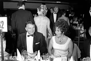 Richard Burton and Elizabeth Taylor seen here receiving best actor Richard Burton and Elizabeth Taylor seen here receiving best actor