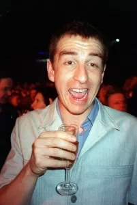 Richard Colburn February 1999 from the group Belle and Sebastian at the Brit Awards 1999 Richard Colburn February 1999 from the group Belle and Sebastian at the Brit Awards 1999