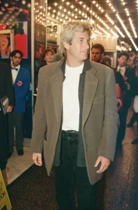 Richard Gere attends the London Film Premiere of The Walt Disney film, Pocahontas Richard Gere attends the London Film Premiere of The Walt Disney film, Pocahontas