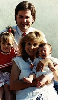 Richard Keays TV Presenter with his wife and children Richard Keays TV Presenter with his wife and children
