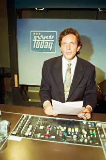 Richard Uridge, Newsreader, Midlands Today, BBC regional television news service for Richard Uridge, Newsreader, Midlands Today, BBC regional television news service for