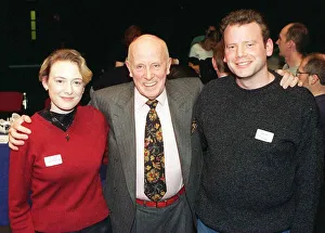 Richard Wilson actor January 1998 with two of the Record marathon team June Anne Clisham Richard Wilson actor January 1998 with two of the Record marathon team June Anne Clisham
