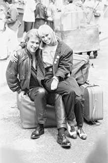 Rita Tushingham, and Peter Howitt seen here during a break in filming the BBC the comedy Rita Tushingham, and Peter Howitt seen here during a break in filming the BBC the comedy