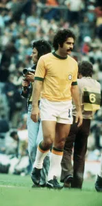 Rivelino Brazil 1974 World Cup Brazil Poland footnall Rivelino Brazil 1974 World Cup Brazil Poland footnall