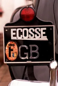 Road Record Supplement Old Citroen Car Number Plate Ecosse GB January 1998 Road Record Supplement Old Citroen Car Number Plate Ecosse GB January 1998