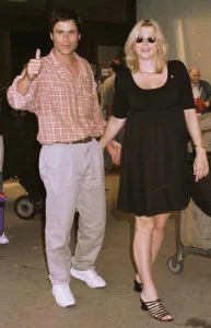 Rob Lowe Actor Arrives at Heathrow Airport with his wife Sheryl Lowe to start filming Rob Lowe Actor Arrives at Heathrow Airport with his wife Sheryl Lowe to start filming