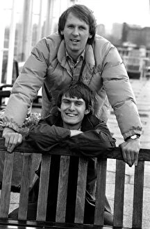 Images Dated 21st November 1980: Robert Glenister and Peter Davidson BBC Comedy series 'Sink or Swim'