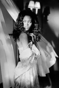 Robin Givens actress in a scene from the film A Rage In Harlem. March 1989 Robin Givens actress in a scene from the film A Rage In Harlem. March 1989