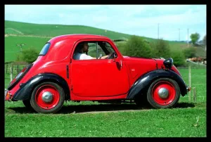Robin Gray and his1937 Fiat Topolino May 1998 Me and My Motor Robin Gray and his1937 Fiat Topolino May 1998 Me and My Motor