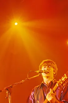 Rock group Crowded House perform in concert at Whitley Bay Ice Rink 29 May 1994 - singer Rock group Crowded House perform in concert at Whitley Bay Ice Rink 29 May 1994 - singer