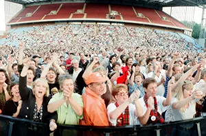 Rock star Rod Stewart performs some of his most famous hits during a gig at Villa Park Rock star Rod Stewart performs some of his most famous hits during a gig at Villa Park