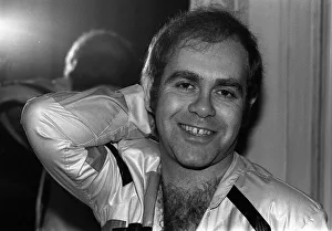 Rock superstar Sir Elton John during his American tour 1979 Rock superstar Sir Elton John during his American tour 1979