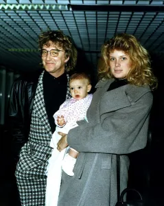 Rod Stewart and his Family Wife Rachel Hunter and their Daughter Renee Rod Stewart and his Family Wife Rachel Hunter and their Daughter Renee