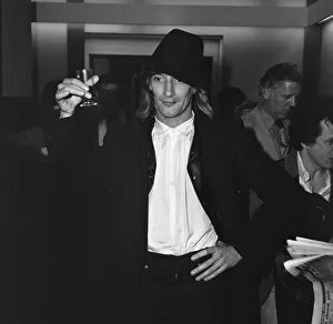 Rod Stewart, pictured at London Heathrow Airport, 22nd December 1977 Rod Stewart, pictured at London Heathrow Airport, 22nd December 1977