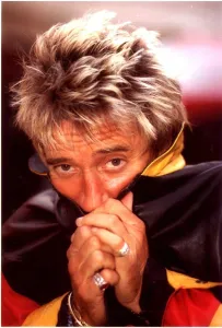 Rod Stewart back stage at his 1998 New York Concert Rod Stewart back stage at his 1998 New York Concert