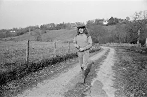 Roger Daltrey, lead singer of The Who rock group, at home on his 300 acre farm in Sussex Roger Daltrey, lead singer of The Who rock group, at home on his 300 acre farm in Sussex