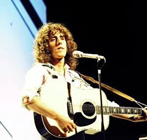 Roger Daltrey - Pop Star seen here in rehearsals at the Coventry studios of Roger Daltrey - Pop Star seen here in rehearsals at the Coventry studios of