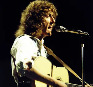 Roger Daltrey - Pop Star seen here in rehearsals at the Coventry studios of Roger Daltrey - Pop Star seen here in rehearsals at the Coventry studios of
