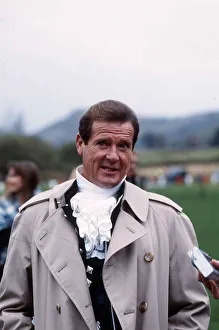 Roger Moore Actor at Inveraray Castle at Argyll, Scotland November 1989 Roger Moore Actor at Inveraray Castle at Argyll, Scotland November 1989